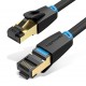 Vention Cable de Red RJ45 SFTP IKABF Cat.8/ 1m/ Negro